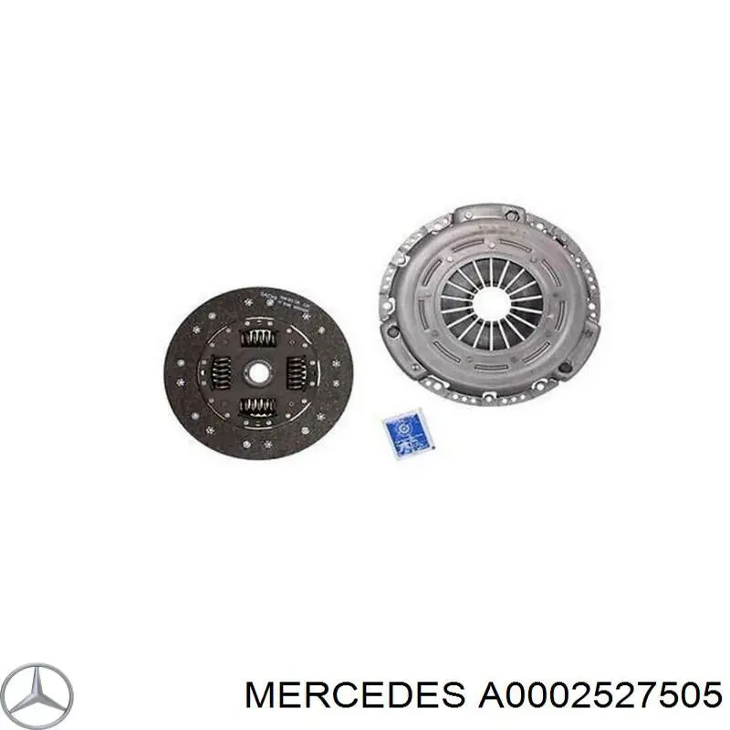 Do koszyka A0002527505 Mercedes Zestaw sprzęgła (3 części)