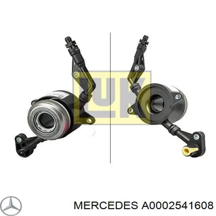 Cylinder roboczy sprzęgła (wysprzęglik) w komplecie z łożyskiem wyciskowym Mercedes A0002541608 cena, od 62,61 USD