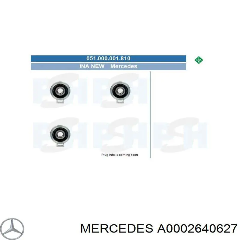 Cylinder roboczy sprzęgła Mercedes A0002640627 cena, od 46,55 USD