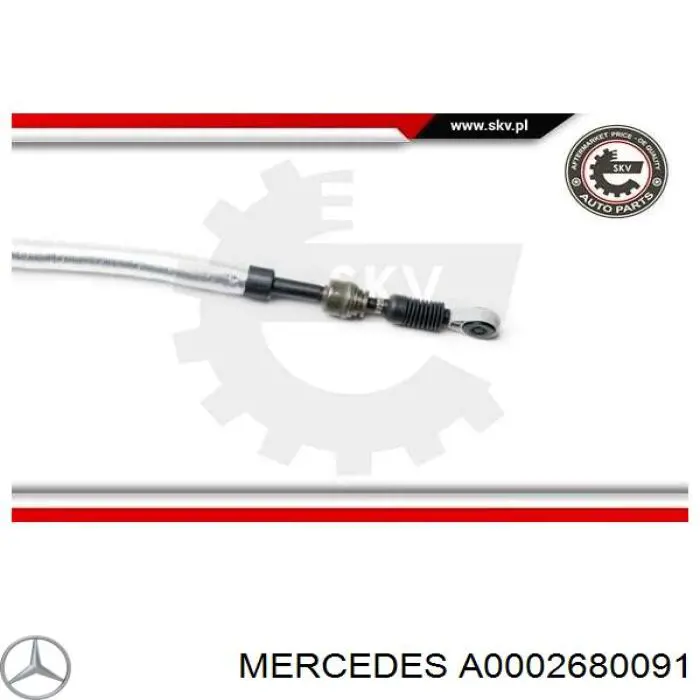 Do koszyka A0002680091 Mercedes Linka zmiany biegów