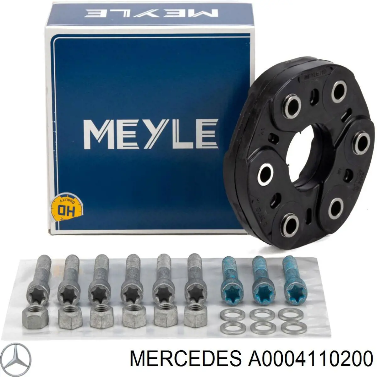 Do koszyka A0004110200 Mercedes Przegub elastyczny wału przedni/tylny