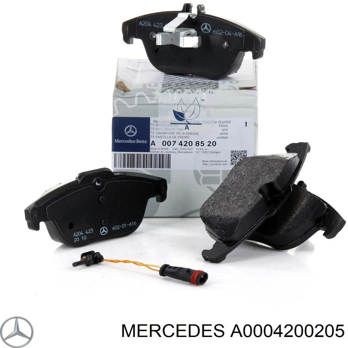 Okładziny (klocki) do hamulców tarczowych tylne Mercedes A0004200205 cena, od 24,97 USD