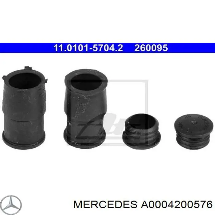 Zestaw naprawczy zacisku hamulcowego przedniego Mercedes A0004200576 cena, od 19,97 USD