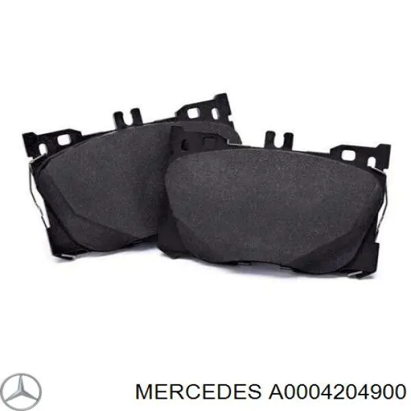 A0004204900 Mercedes klocki hamulcowe przednie tarczowe