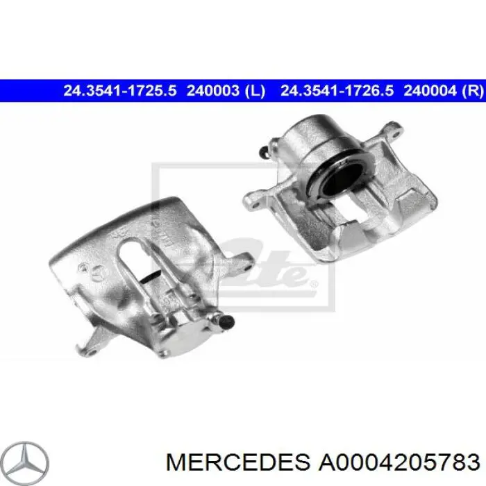 Zacisk hamulcowy przedni lewy do Mercedes E (S124)