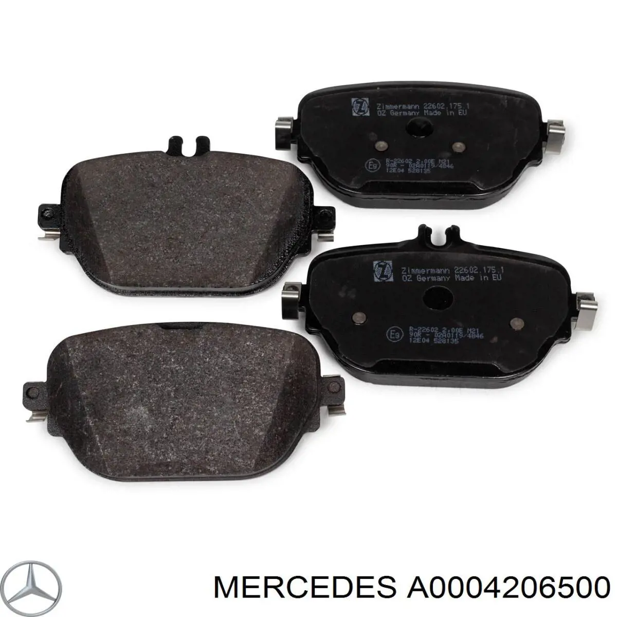 Okładziny (klocki) do hamulców tarczowych tylne Mercedes A0004206500 cena, od 63,42 USD