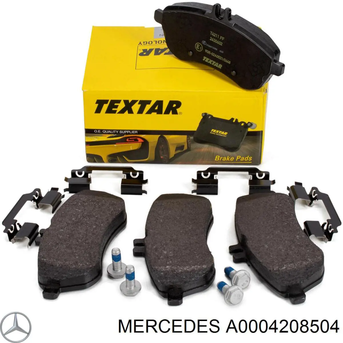 A0004208504 Mercedes Klocki hamulcowe przednie tarczowe