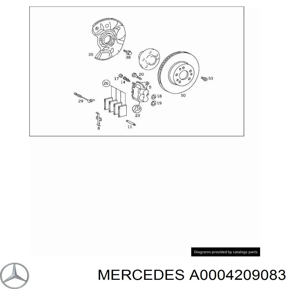 Zacisk hamulcowy przedni lewy do Mercedes S (C140)