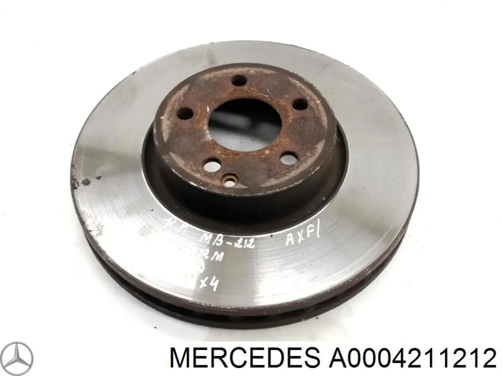 A0004211212 Mercedes Tarcza hamulcowa przednia