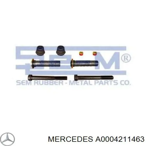 Do koszyka A0004211463 Mercedes Zestaw naprawczy zacisku hamulcowego przedniego