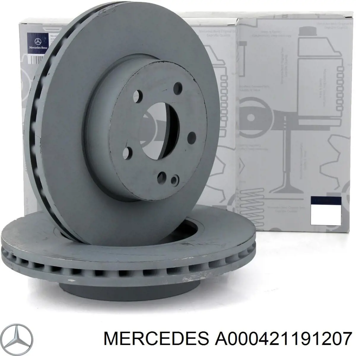 Tarcza hamulcowa przednia Mercedes A000421191207 cena, od 59,39 USD