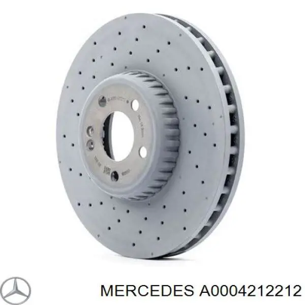 Do koszyka 000421221264 Mercedes Tarcza hamulcowa przednia