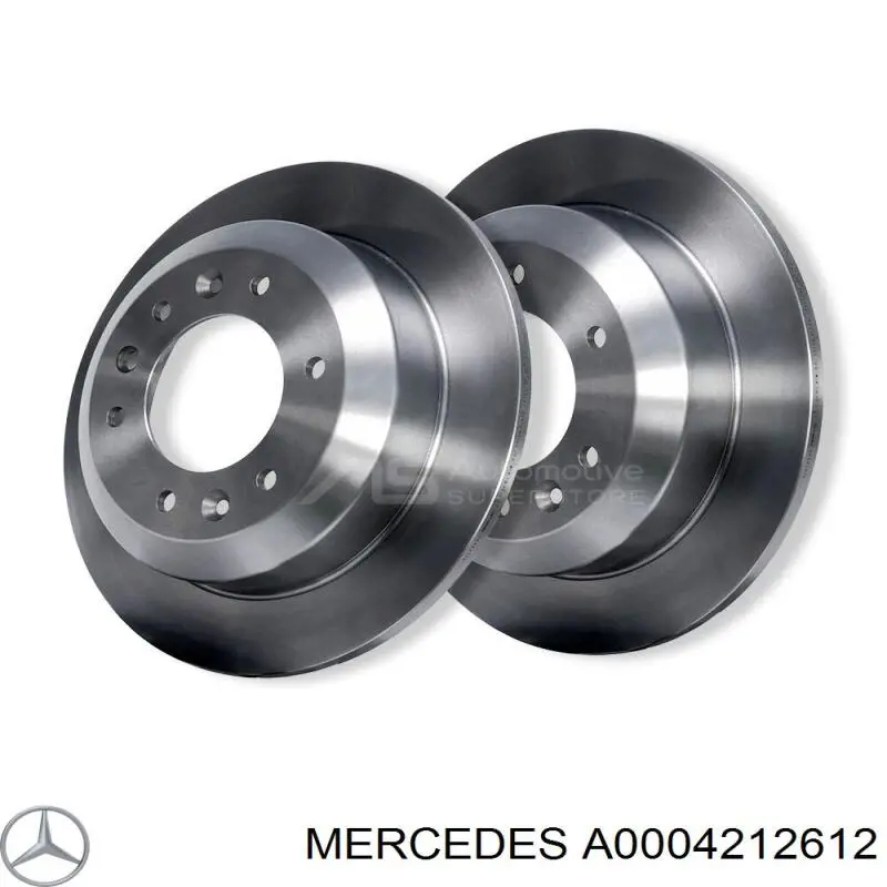 Tarcza hamulcowa przednia A0004212612 Mercedes