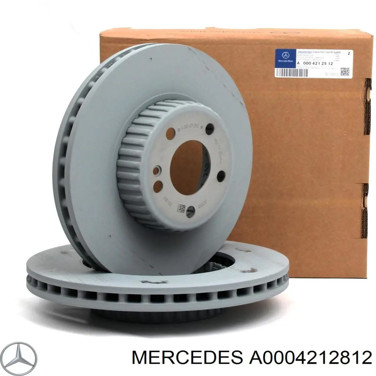 Do koszyka A0004212812 Mercedes Tarcza hamulcowa przednia