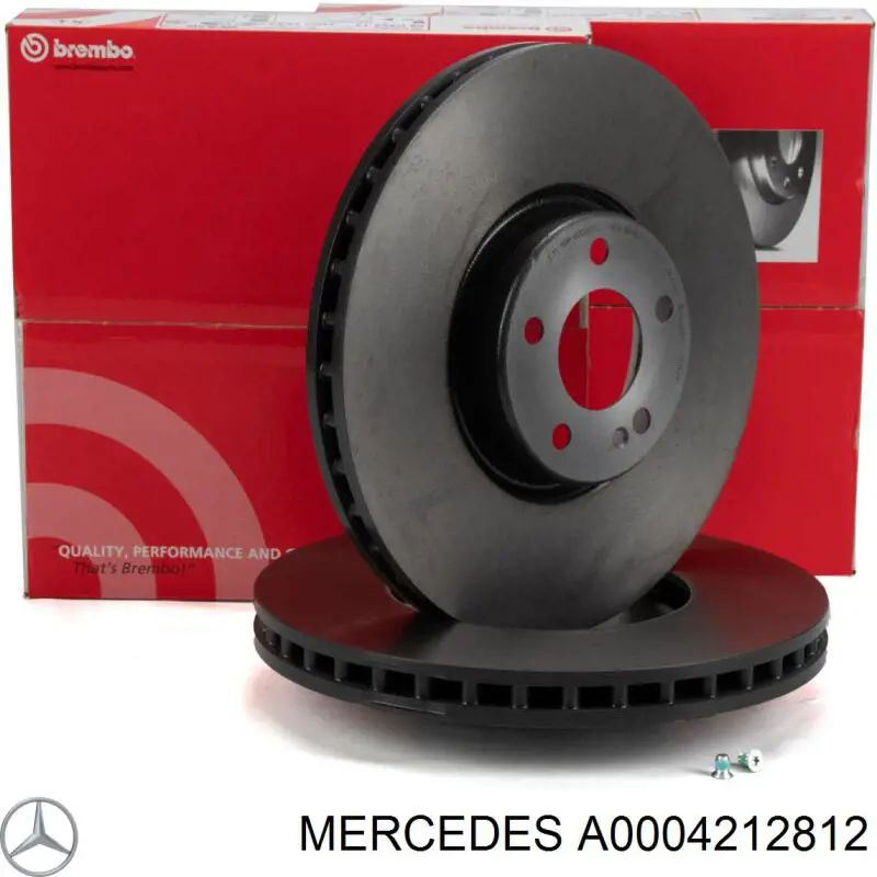 A0004212812 Mercedes tarcza hamulcowa przednia