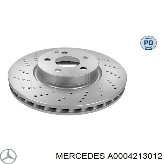 Tarcza hamulcowa przednia Mercedes A0004213012 cena, od 86,50 USD