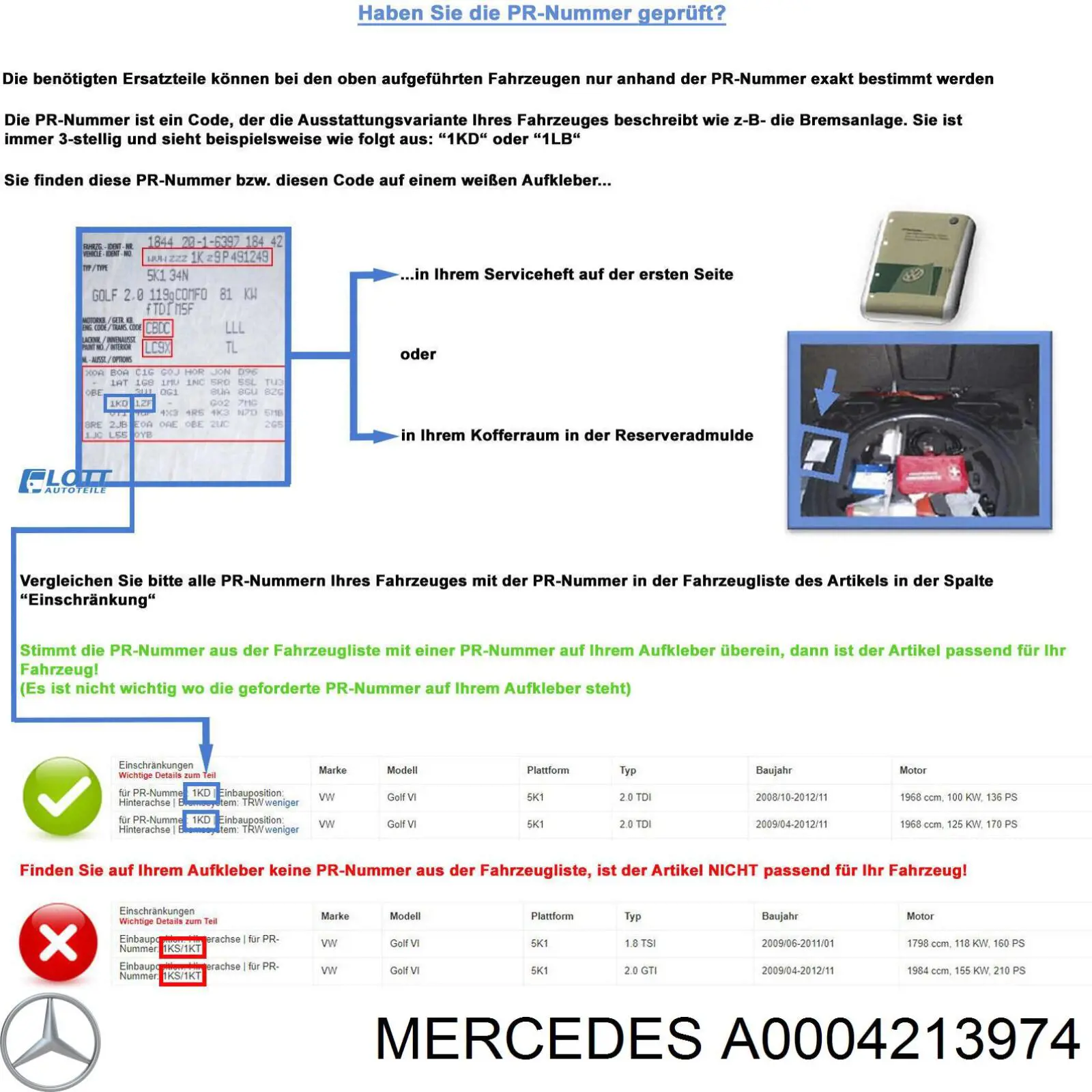 Prowadnica zacisku przedniego Mercedes 0004213574 cena, od 7,28 USD