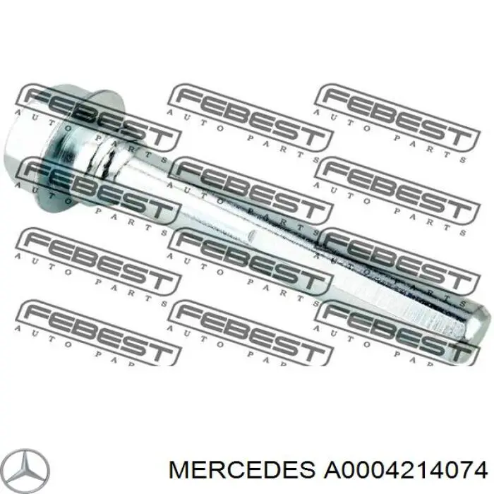 Prowadnica zacisku przedniego Mercedes A0004214074 cena, od 7,86 USD