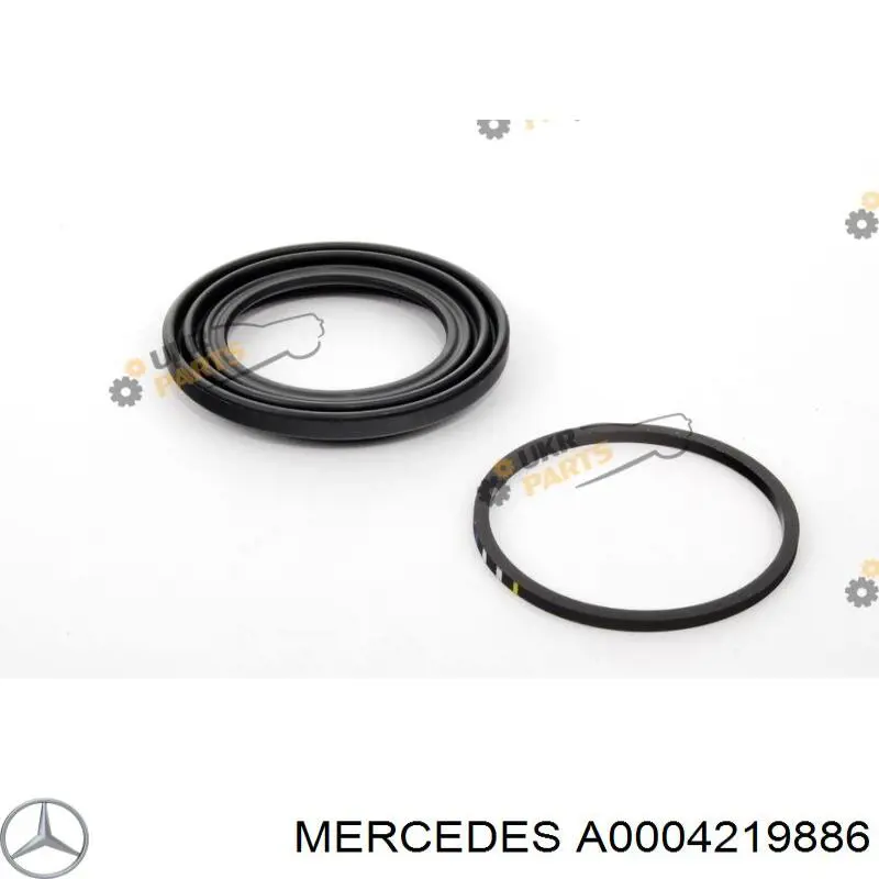Zestaw naprawczy zacisku hamulcowego przedniego Mercedes A0004219886 cena, od 11,99 USD