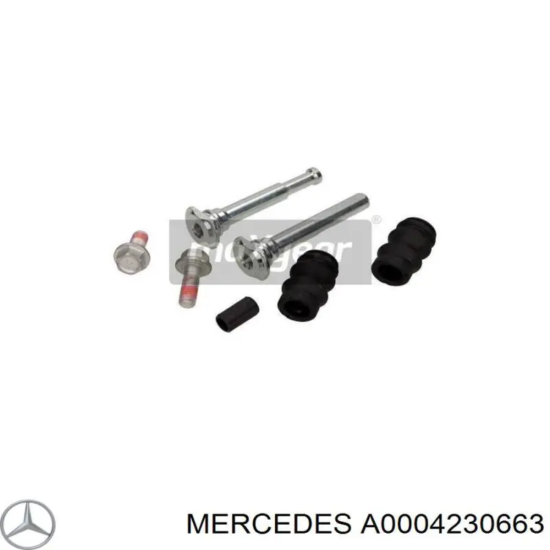 Do koszyka A0004230663 Mercedes Zestaw naprawczy zacisku hamulcowego tylnego