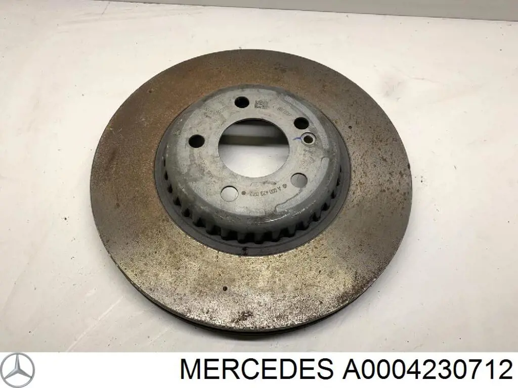Do koszyka A0004230712 Mercedes Tarcza hamulcowa tylna