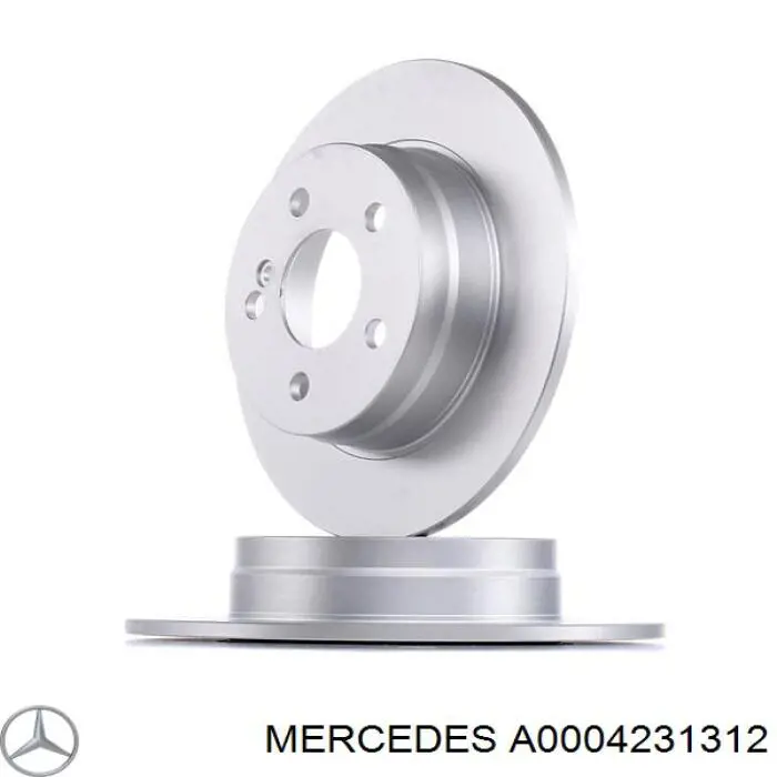 Tarcza hamulcowa tylna Mercedes A0004231312 cena, od 38,17 USD