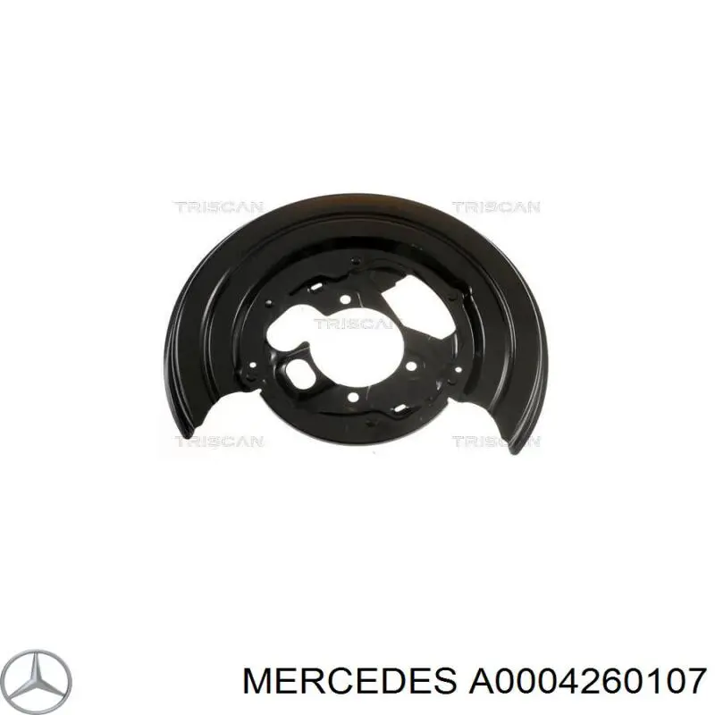 Osłona tarczy hamulcowej tylnej prawa Mercedes A0004260107 cena, od 31,04 USD