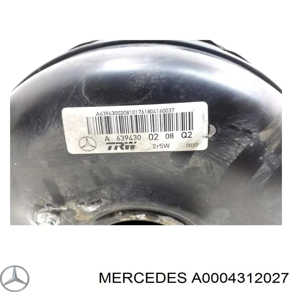 Wzmacniacz próżniowy hamulców A0004312027 Mercedes