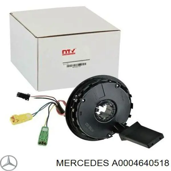 Do koszyka A0004640518 Mercedes Pierścień kontaktowy AIRBAG, taśma kierownicy