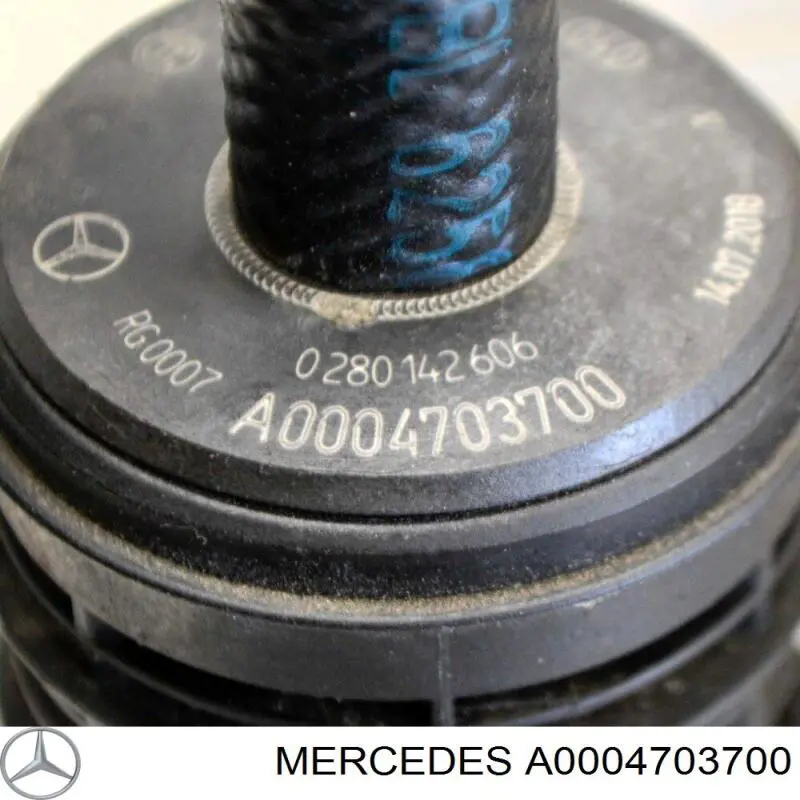 Do koszyka A0004703700 Mercedes Zawór odpowietrzający zbiornika paliwa