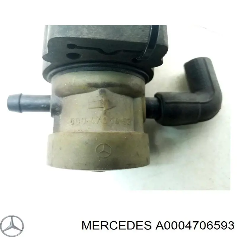 Do koszyka A0004706593 Mercedes Zawór pochłaniacza oparów paliwa