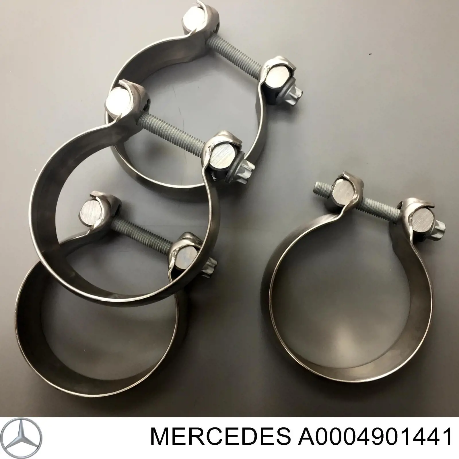 Do koszyka A0004901441 Mercedes Wspornik (uchwyt) tłumika przedni