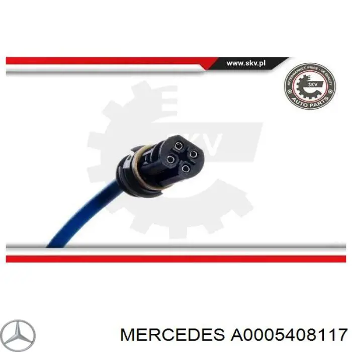 A0005408117 Mercedes Sonda lambda czujnik tlenu po katalizatorze