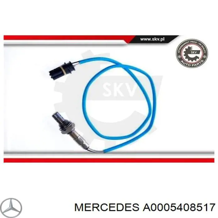 Do koszyka A0005408517 Mercedes Sonda lambda czujnik tlenu przed katalizatorem prawy