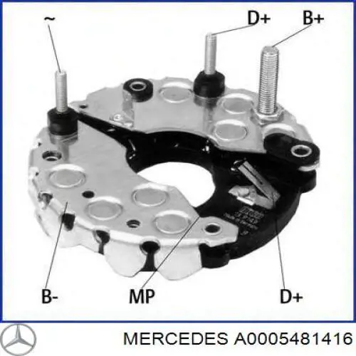 A0005481416 Mercedes mostek prostowniczy alternatora = moster diodowy alternatora