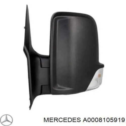 Do koszyka A0008105919 Mercedes Lusterko wsteczne lewe