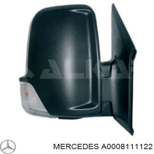 Nakładka (pokrywa) lusterka wstecznego prawa Mercedes A0008111122 cena, od 21,36 USD