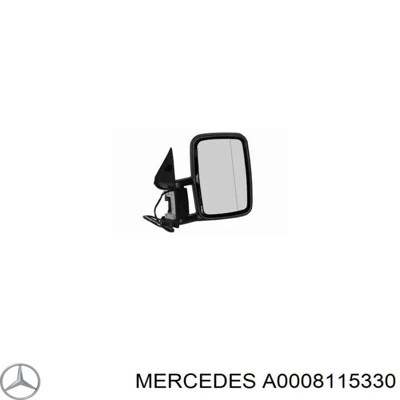 Lusterko wsteczne prawe Mercedes A0008115330 cena, od 106,47 USD