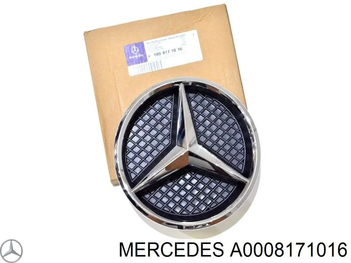 Emblemat na atrapę chłodnicy Mercedes A0008171016 cena, od 95,96 USD