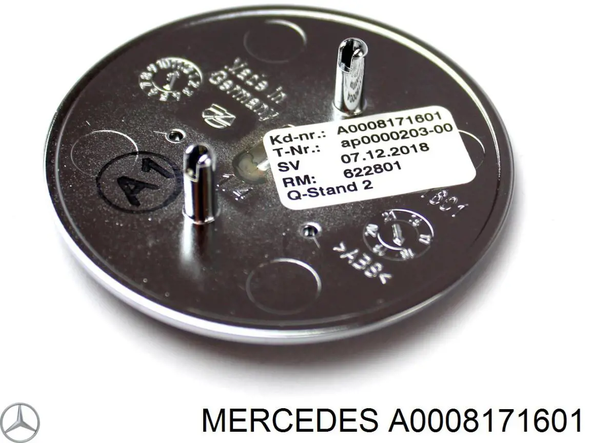 Emblemat na maskę Mercedes 0008172605 cena, od 38,60 USD