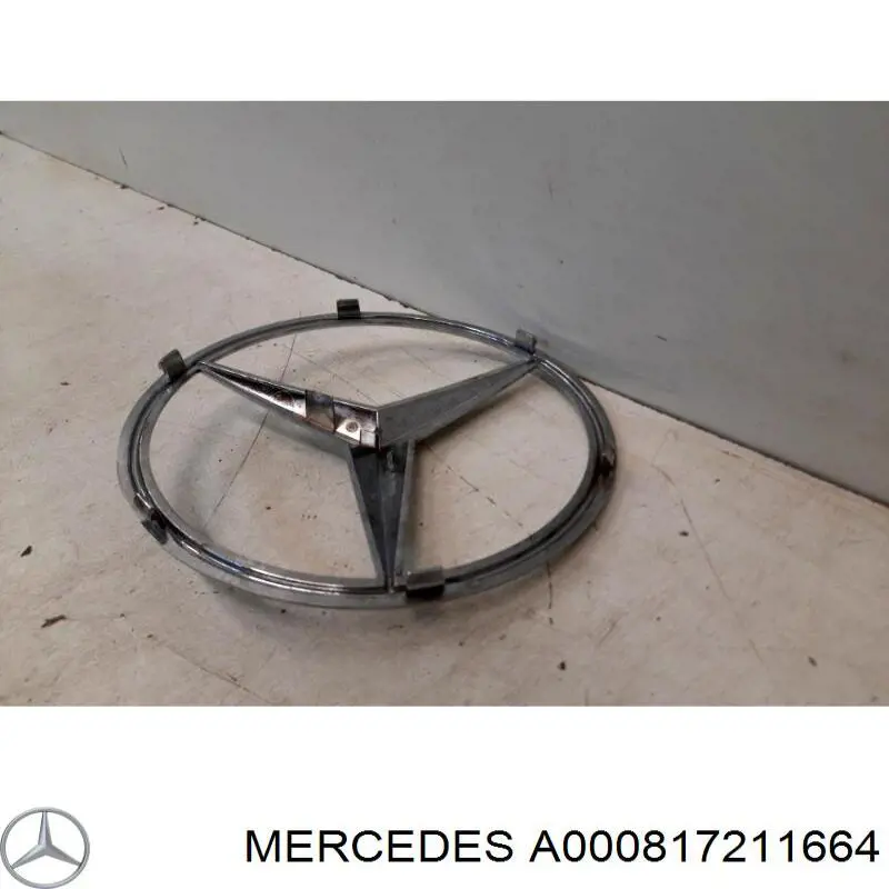 Emblemat na atrapę chłodnicy Mercedes A000817211664 cena, od 107,26 USD