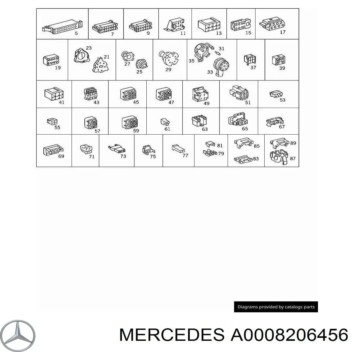 Światło cofania Mercedes A000820645667 cena, od 100,25 USD