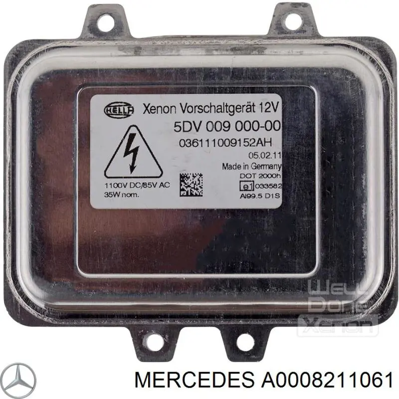 Ksenon, sterownik Mercedes A0008211061 cena, od 50,32 USD