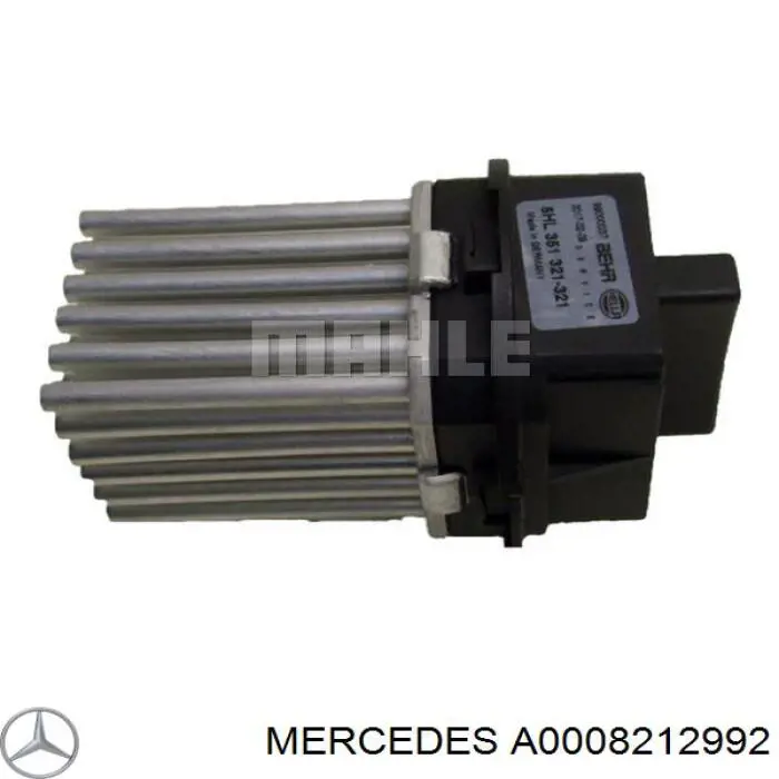 A0008212992 Mercedes Rezystor wentylatora nagrzewnicy (ogrzewacza kabiny)