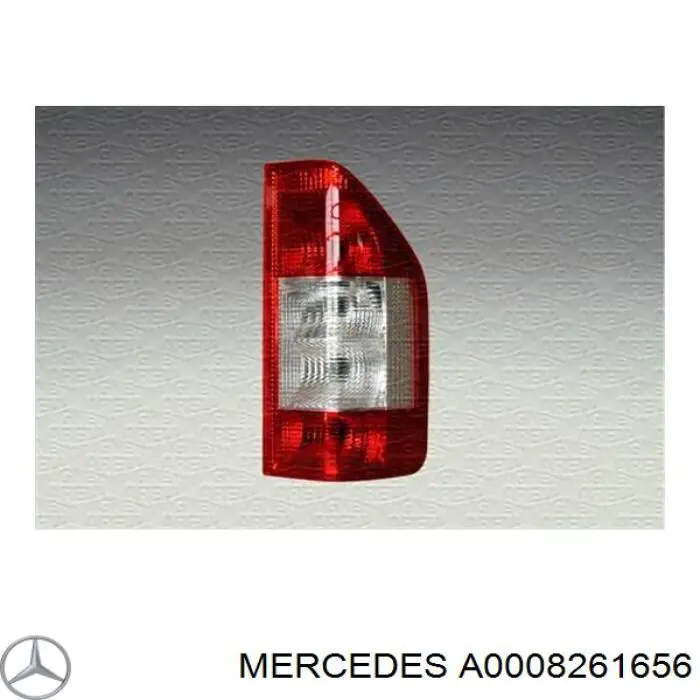 Lampa zespolona tylna prawa Mercedes A0008261656 cena, od 40,58 USD