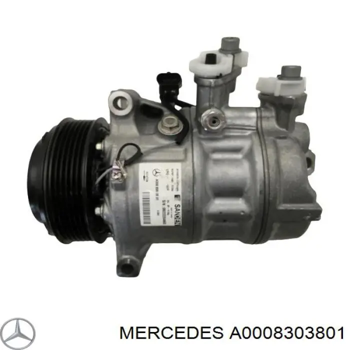 Sprężarka klimatyzacji Mercedes A0008303801 cena, od 272,41 USD