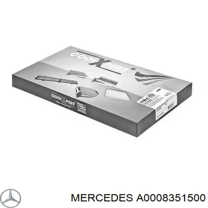 Filtr kabiny Mercedes A0008351500 cena, od 8,58 USD