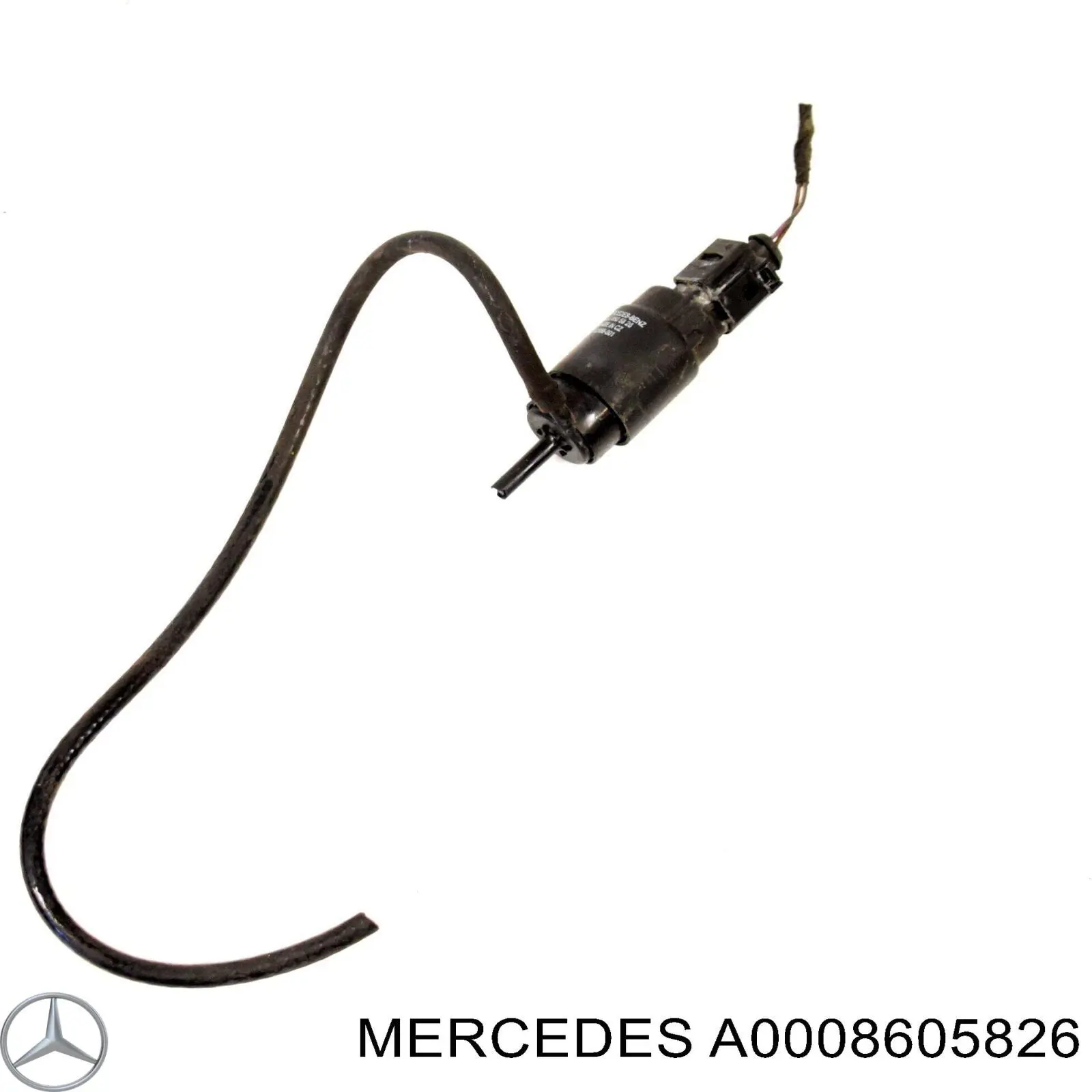 Do koszyka A0008605826 Mercedes Pompka spryskiwacza szyby przedniej