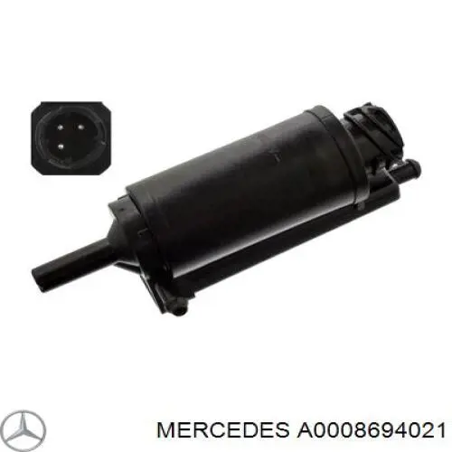 A0008694021 Mercedes Pompka spryskiwacza szyby przedniej