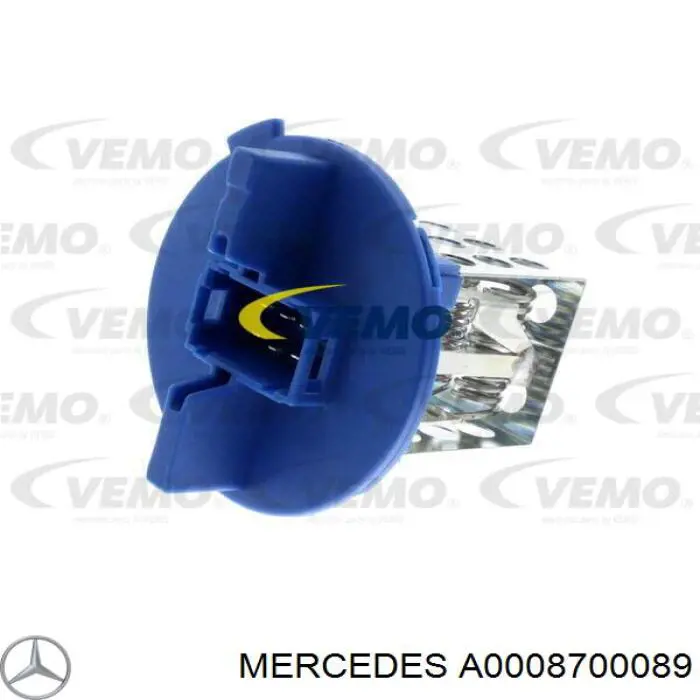 Rezystor wentylatora nagrzewnicy (ogrzewacza kabiny) Mercedes A0008700089 cena, od 17,60 USD